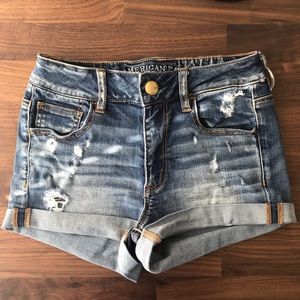 American Eagle High-Rose Shorts